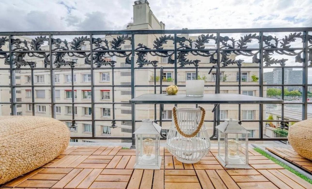 Quai De Seine Tour Eiffel Trocadero Apartment Paris Luaran gambar